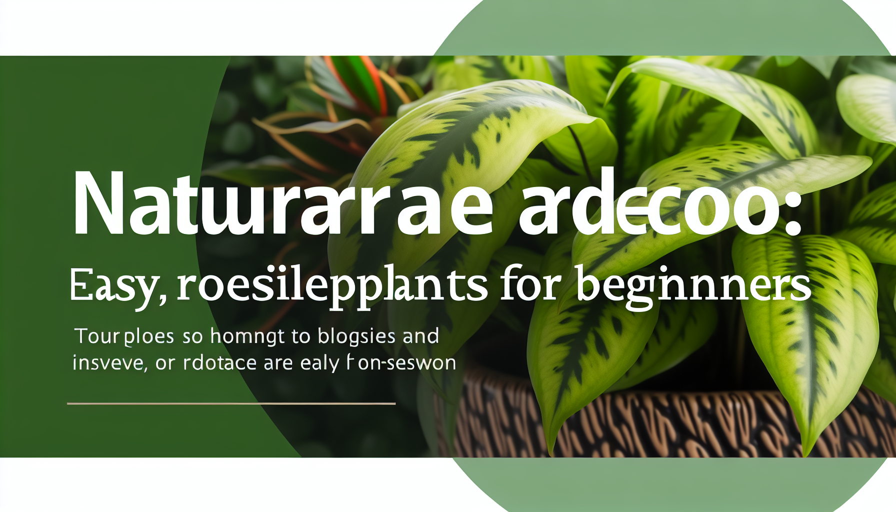 Natural Decor: Easy, Resilient Houseplants for Beginners